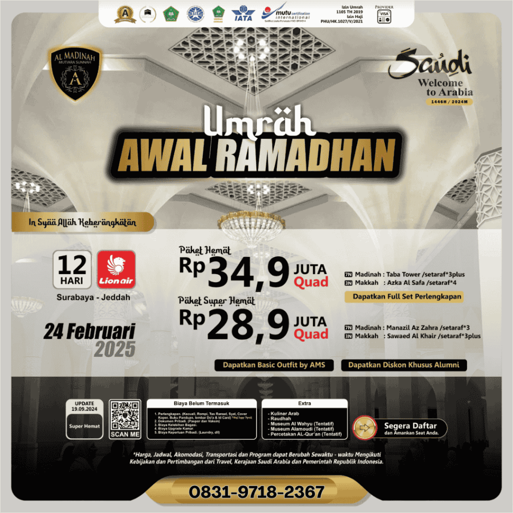 Umroh Awal Ramadhan Ponorogo