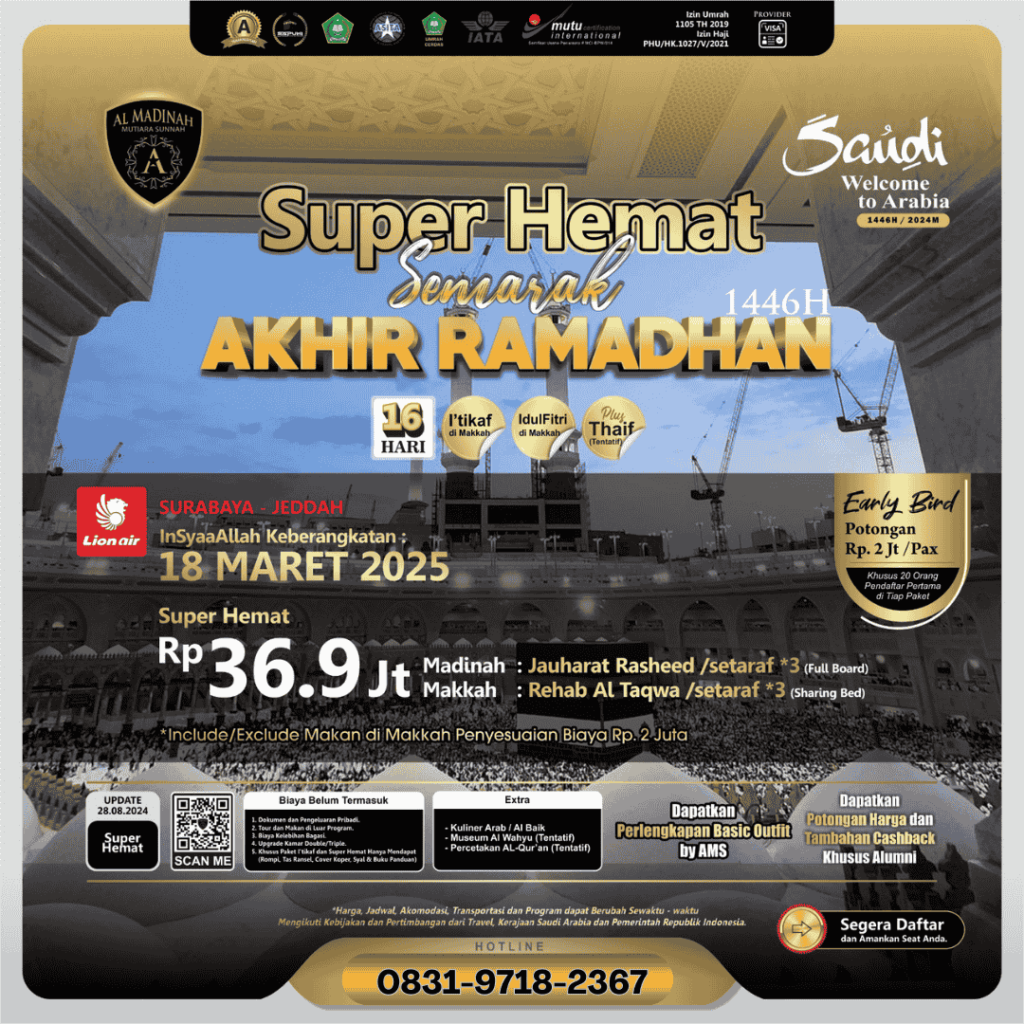 umroh akhir ramadhan paket hemat