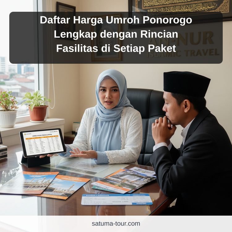 Daftar Harga Umroh Ponorogo Lengkap dengan Rincian Fasilitas di Setiap Paket
